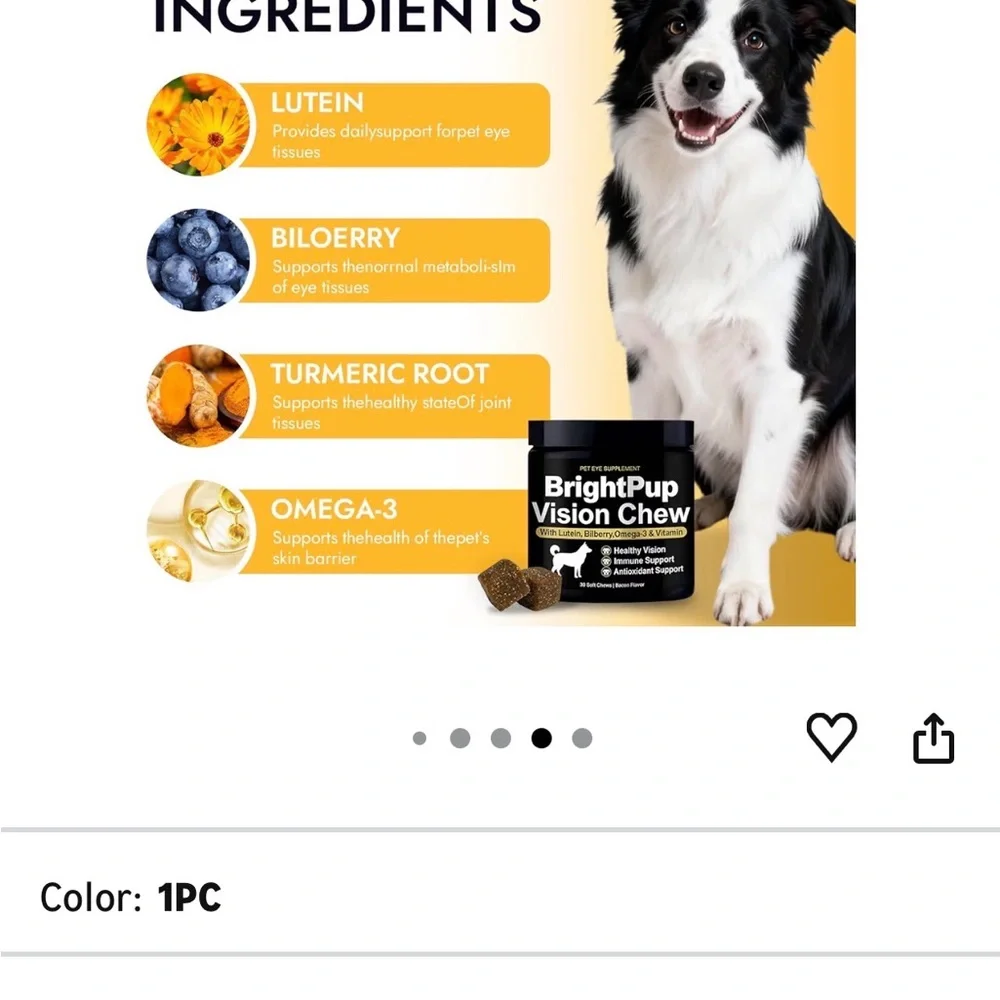 Vision Chew for Dogs - Black